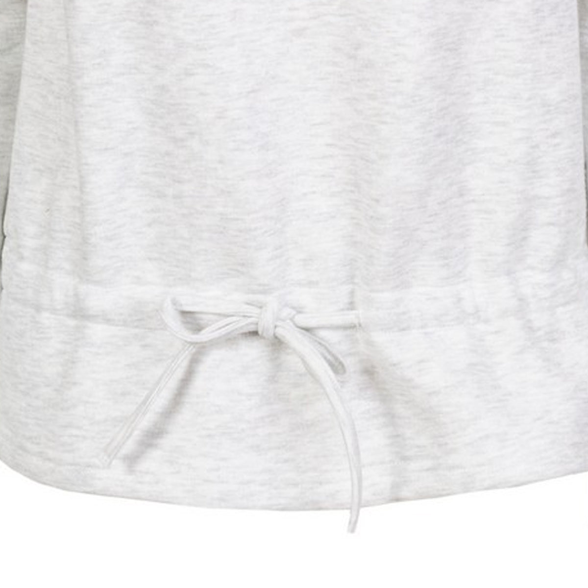 Pale Grey - Side - Trespass Womens-Ladies Gretta Marl Round Neck Sweatshirt