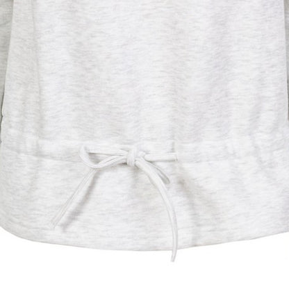 Pale Grey - Side - Trespass Womens-Ladies Gretta Marl Round Neck Sweatshirt