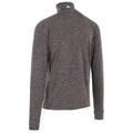 Black Marl - Back - Trespass Mens Harold Half Zip Fleece Top