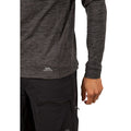 Black Marl - Pack Shot - Trespass Mens Harold Half Zip Fleece Top