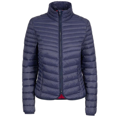 Navy - Front - Trespass Womens-Ladies Nicolina Lightweight Down Jacket