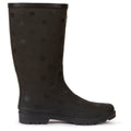 Black - Side - Trespass Womens-Ladies Elena Polka Dot Wellington Boots