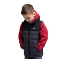 Black - Side - Trespass Childrens-Kids Oskar Gilet