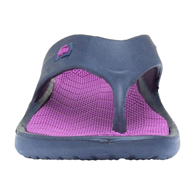 Navy-Purple Orchid - Side - Trespass Womens-Ladies Carina Sandals