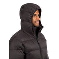 Black - Side - Trespass Mens Millan Packaway Down Jacket