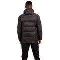 Black - Close up - Trespass Mens Millan Packaway Down Jacket