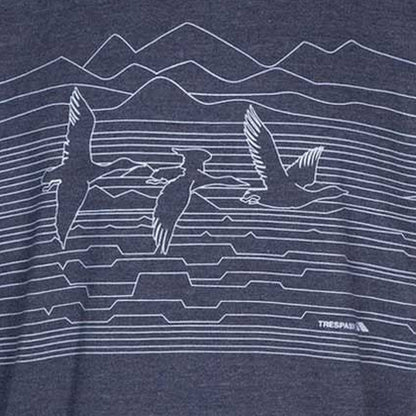 Midnight Marl - Side - Trespass Mens Duck Bay T-Shirt