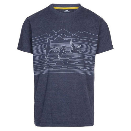 Midnight Marl - Front - Trespass Mens Duck Bay T-Shirt