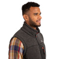 Black - Side - Trespass Mens Jynxless Fleece AT300 Gilet