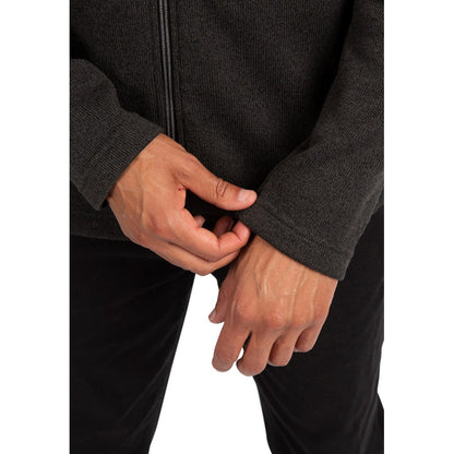 Dark Grey - Lifestyle - Trespass Mens Rundel Marl Fleece Jacket