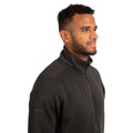 Dark Grey - Pack Shot - Trespass Mens Rundel Marl Fleece Jacket