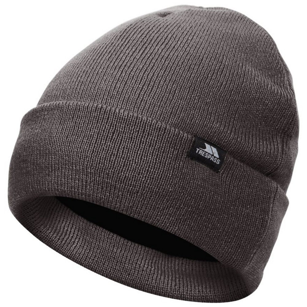 Storm Grey - Front - Trespass Unisex Adult Littlebrook Beanie