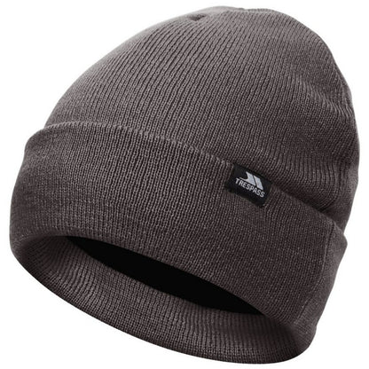 Storm Grey - Front - Trespass Unisex Adult Littlebrook Beanie