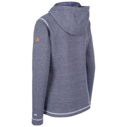 Navy - Back - Trespass Womens-Ladies Rootless Stripe Marl AT200 Fleece Jacket