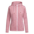 Pink Haze - Front - Trespass Womens-Ladies Rootless Stripe Marl AT200 Fleece Jacket