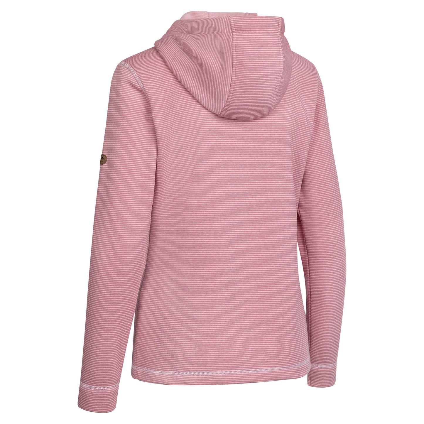 Pink Haze - Back - Trespass Womens-Ladies Rootless Stripe Marl AT200 Fleece Jacket