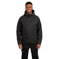 Black - Side - Trespass Mens Truther Marl Jacket