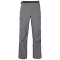 Carbon - Front - Trespass Mens Rynne B Mosquito Repellent Cargo Trousers