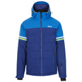 Blue - Front - Trespass Mens Deacon DLX Ski Jacket