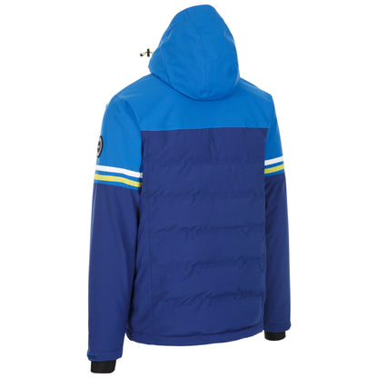 Blue - Back - Trespass Mens Deacon DLX Ski Jacket