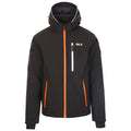 Black - Front - Trespass Mens Franklin DLX Ski Jacket