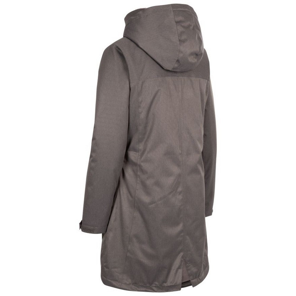 Dark Grey Marl - Back - Trespass Womens-Ladies Wintry TP75 Waterproof Jacket