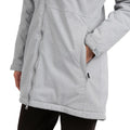 Grey Marl - Side - Trespass Womens-Ladies Wintry TP75 Waterproof Jacket
