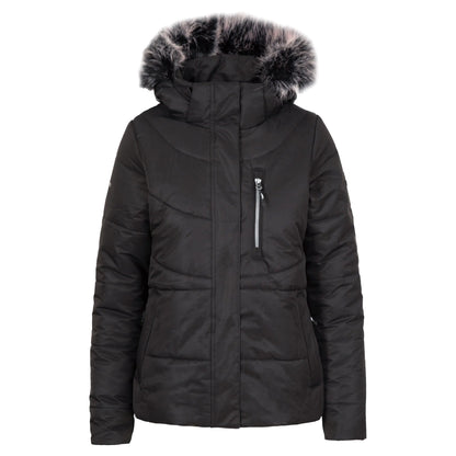 Black - Front - Trespass Womens-Ladies Recap Waterproof Jacket