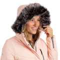 Light Rose - Side - Trespass Womens-Ladies Recap Waterproof Jacket