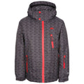 Dark Grey - Front - Trespass Boys TP50 Waterproof Ski Jacket