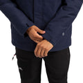 Navy - Close up - Trespass Mens Discott Waterproof Jacket