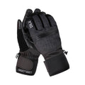 Black - Side - Trespass Unisex Adult Sidney Leather Palm Snow Sports Gloves