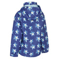 Dark Blue - Back - Trespass Girls Joyfull Flower Raincoat