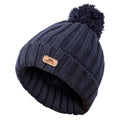 Navy - Back - Trespass Childrens-Kids Thorns Bobble Hat