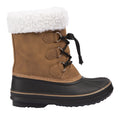 Tan - Side - Trespass Childrens-Kids Bodhi Snow Boots