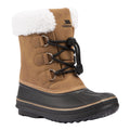 Tan - Front - Trespass Childrens-Kids Bodhi Snow Boots