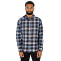 Blue - Lifestyle - Trespass Mens Zalah Checked Flannel Shirt