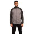 Grey Marl - Close up - Trespass Mens Sonstown Fleece Jacket