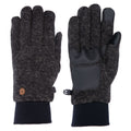 Dark Grey - Side - Trespass Childrens-Kids Tetra TP75 Winter Gloves
