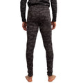 Dark Grey - Back - Trespass Mens Derren Camo Base Layer Bottoms