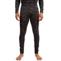 Dark Grey - Front - Trespass Mens Derren Camo Base Layer Bottoms