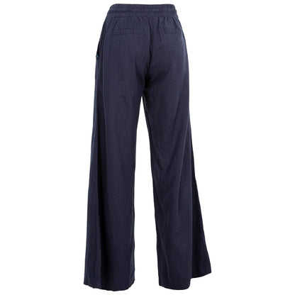 Navy - Back - Trespass Womens-Ladies Zinny Wide Leg Trousers