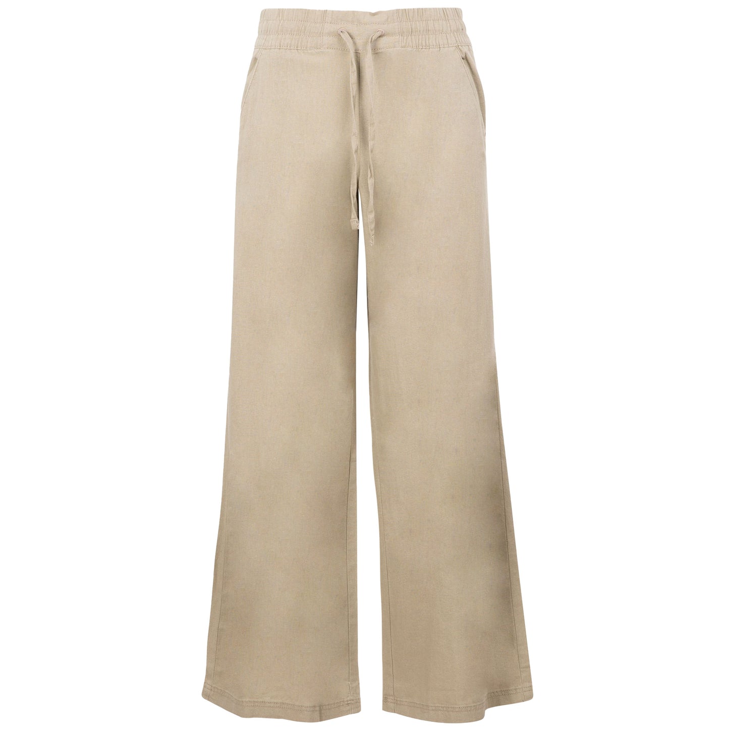 Dark Mushroom - Front - Trespass Womens-Ladies Zinny Wide Leg Trousers