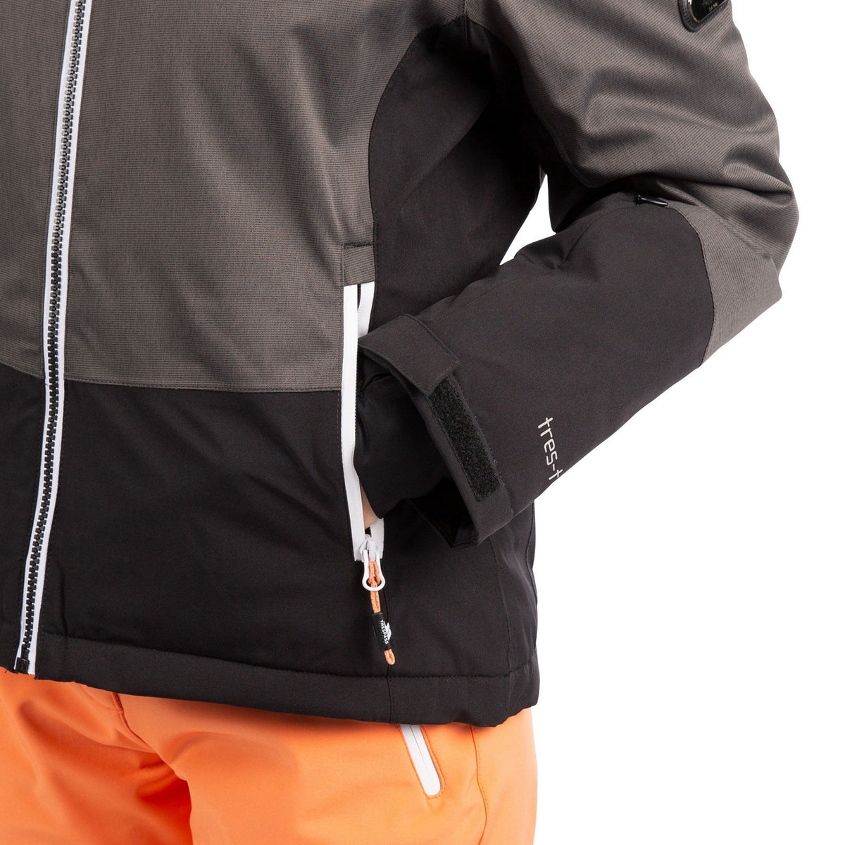 Black - Pack Shot - Trespass Womens-Ladies Temptation Ski Jacket