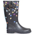 Black - Pack Shot - Trespass Womens-Ladies Samira Wellington Boots