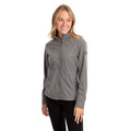 Grey Marl - Close up - Trespass Womens-Ladies Reckon AT100 Fleece Jacket