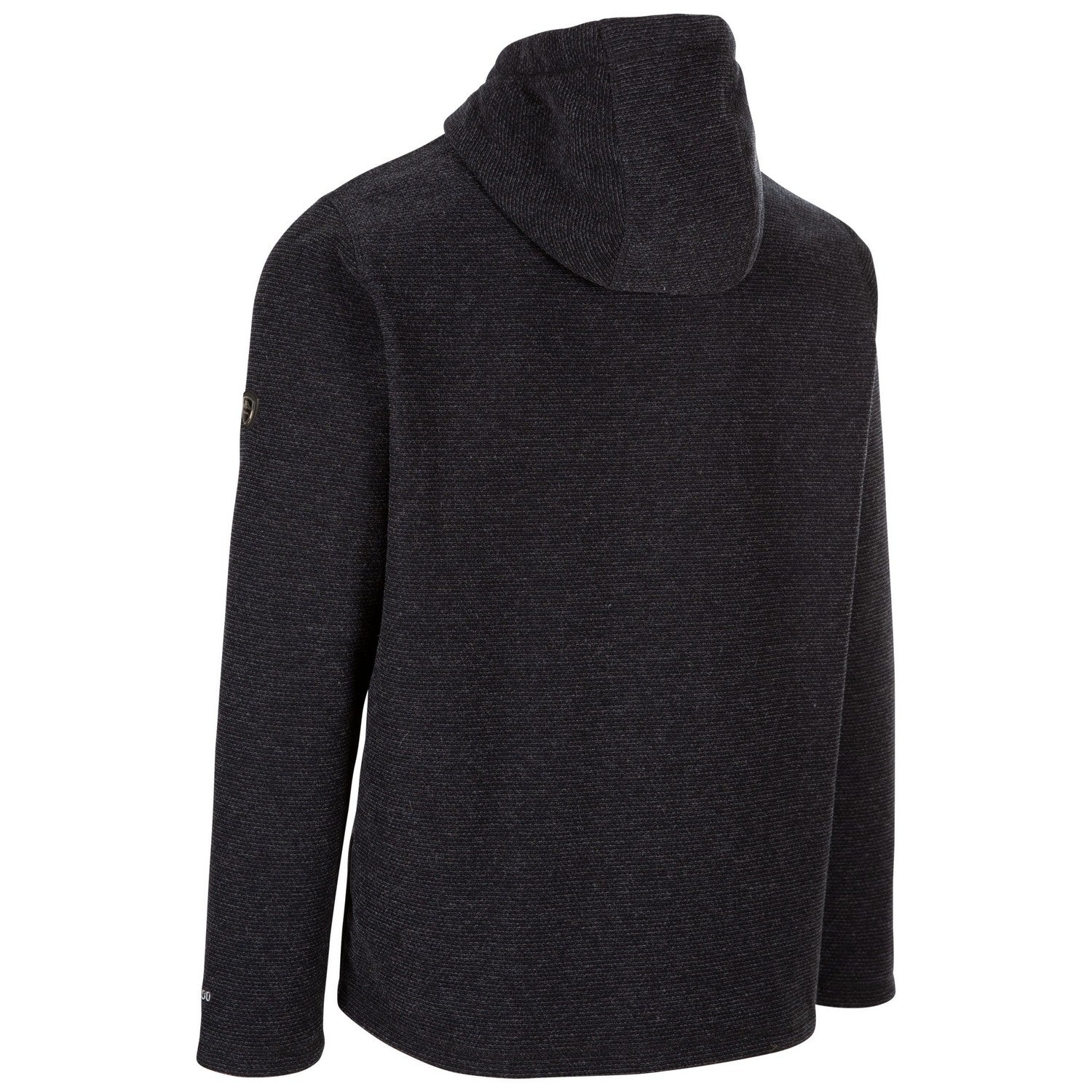 Black - Back - Trespass Mens Sheelane Marl Fleece Jacket
