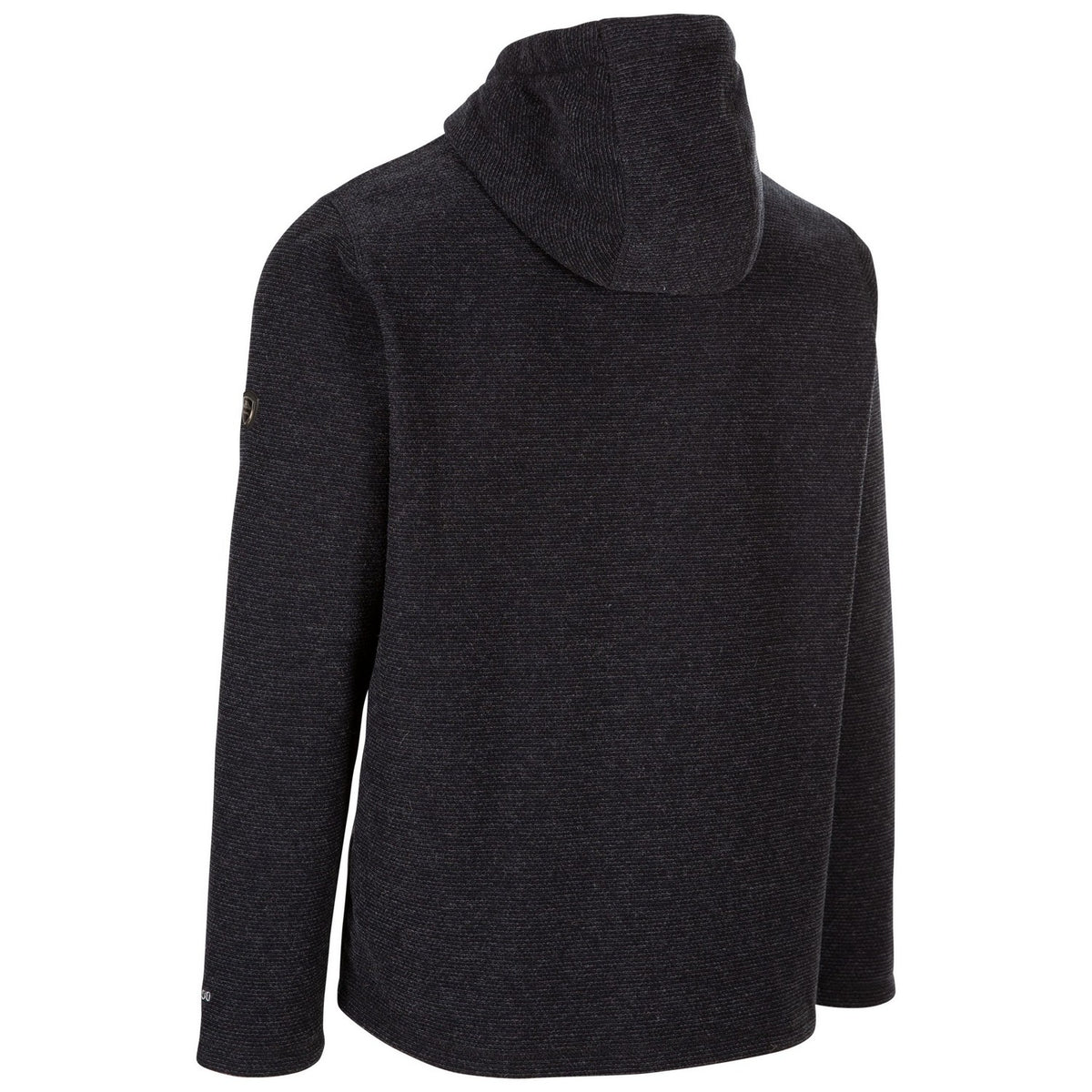 Black - Back - Trespass Mens Sheelane Marl Fleece Jacket