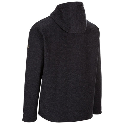 Black - Back - Trespass Mens Sheelane Marl Fleece Jacket
