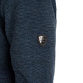 Navy - Side - Trespass Mens Sheelane Marl Fleece Jacket